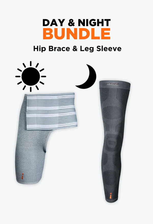 HIP BRACE AND LEG SLEEVE BUNDLE